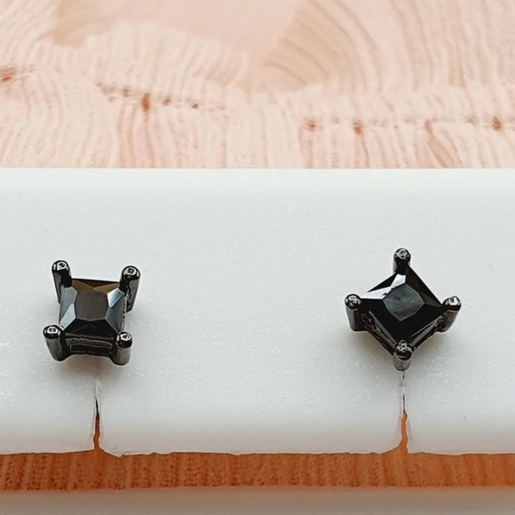 3MM S925 Sterling Silver CZ Stud Earrings for Women/Girl, US19251019 - Picture 2 of 12